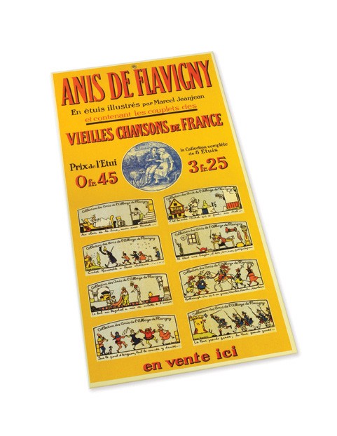 PANNEAU ANCIENNES CHANSONS DE FRANCE