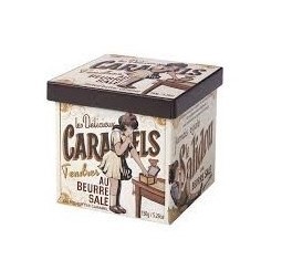 Mini boîte ronde caramels beurre salé SERVEZ VOUS Maison Armorine - 50g