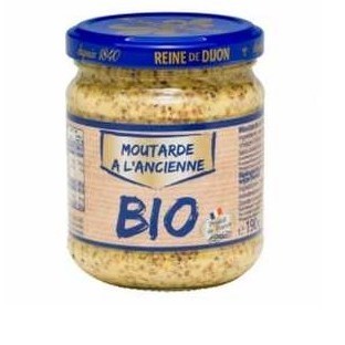 Moutarde à l'Ancienne BIO - 190g Reine de Dijon