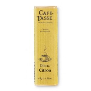 Barre chocolat blanc citron 45g