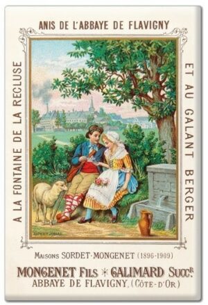 Plaque émaillée « Mongenet Fils » du 19ème siècle-Edition limitée